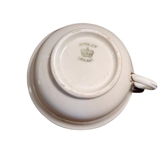 VINTAGE ANSLEY BONE CHINA CUP & SAUCER MADE IN ENGLAND - Picture 5 of 5